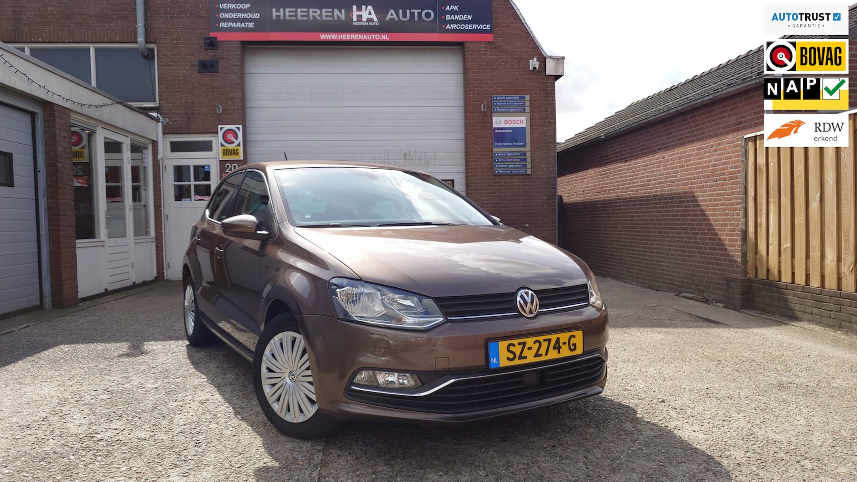 Volkswagen Polo - 1.2 TSI Highline 1.2 TSI Highline, Automaat, Stoelverwarming, 5 Deurs - AutoWereld.nl