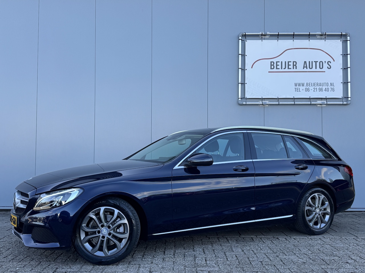 Mercedes-Benz C-klasse Estate - 200 Prestige Navi/Climate/HUD. - AutoWereld.nl
