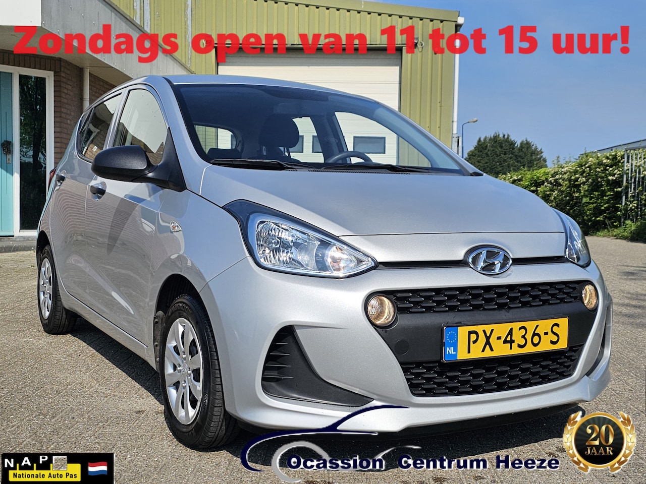 Hyundai i10 - 1.0i i-Motion 1.0i i-Motion, NAP! Airco! Apk 11-2026! Zondag GESLOTEN! - AutoWereld.nl