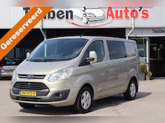 Ford Transit Custom - 270 2.2 TDCI L1H1 Limited DC (MARGE), 1e Eigenaar, Dubbel cabine, Trekhaak, Linker- en rec
