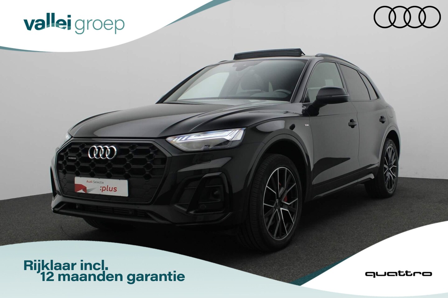 Audi Q5 - 55 TFSI e 367 pk S-tronic S edition Competition / S-Line | Panoramadak | Leder | Achteruit - AutoWereld.nl