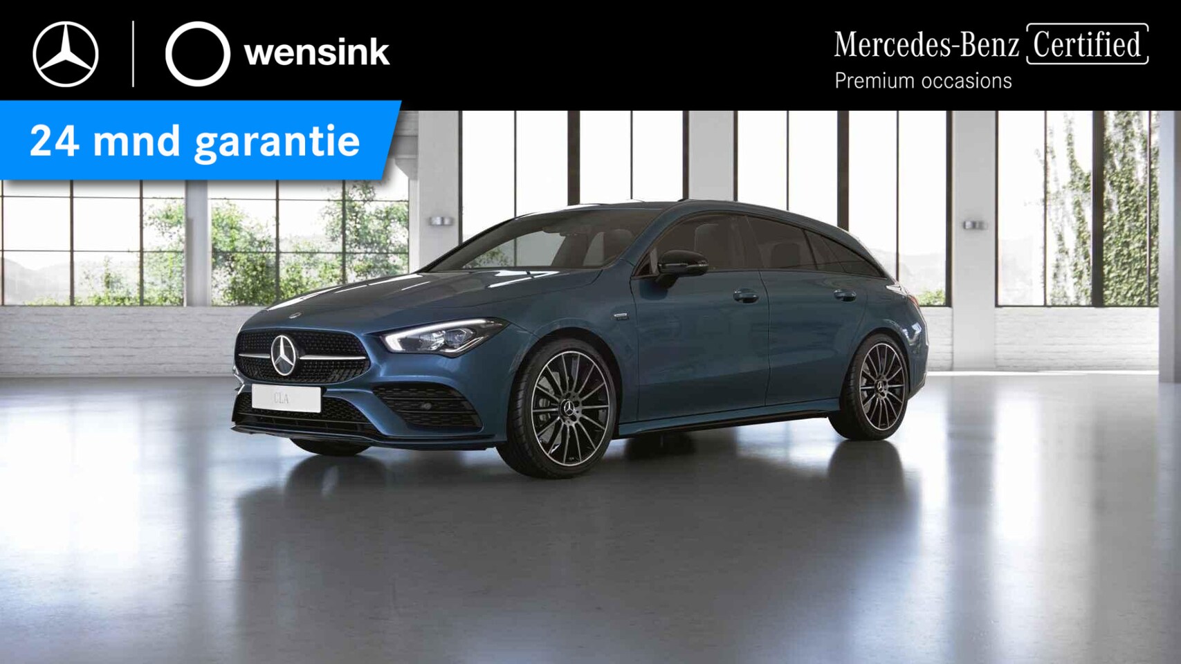 Mercedes-Benz CLA-klasse Shooting Brake - 250 e Business Solution AMG Limited | Night | 19" lichtmetalen velgen | Widescreen | Achte - AutoWereld.nl