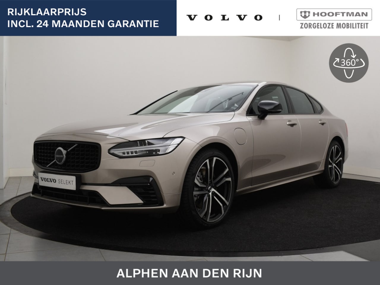 Volvo S90 - T8 PLUG-IN HYBRID LONG RANGE ULTIMATE DARK LUCHTVERING MASSAGE-S - AutoWereld.nl