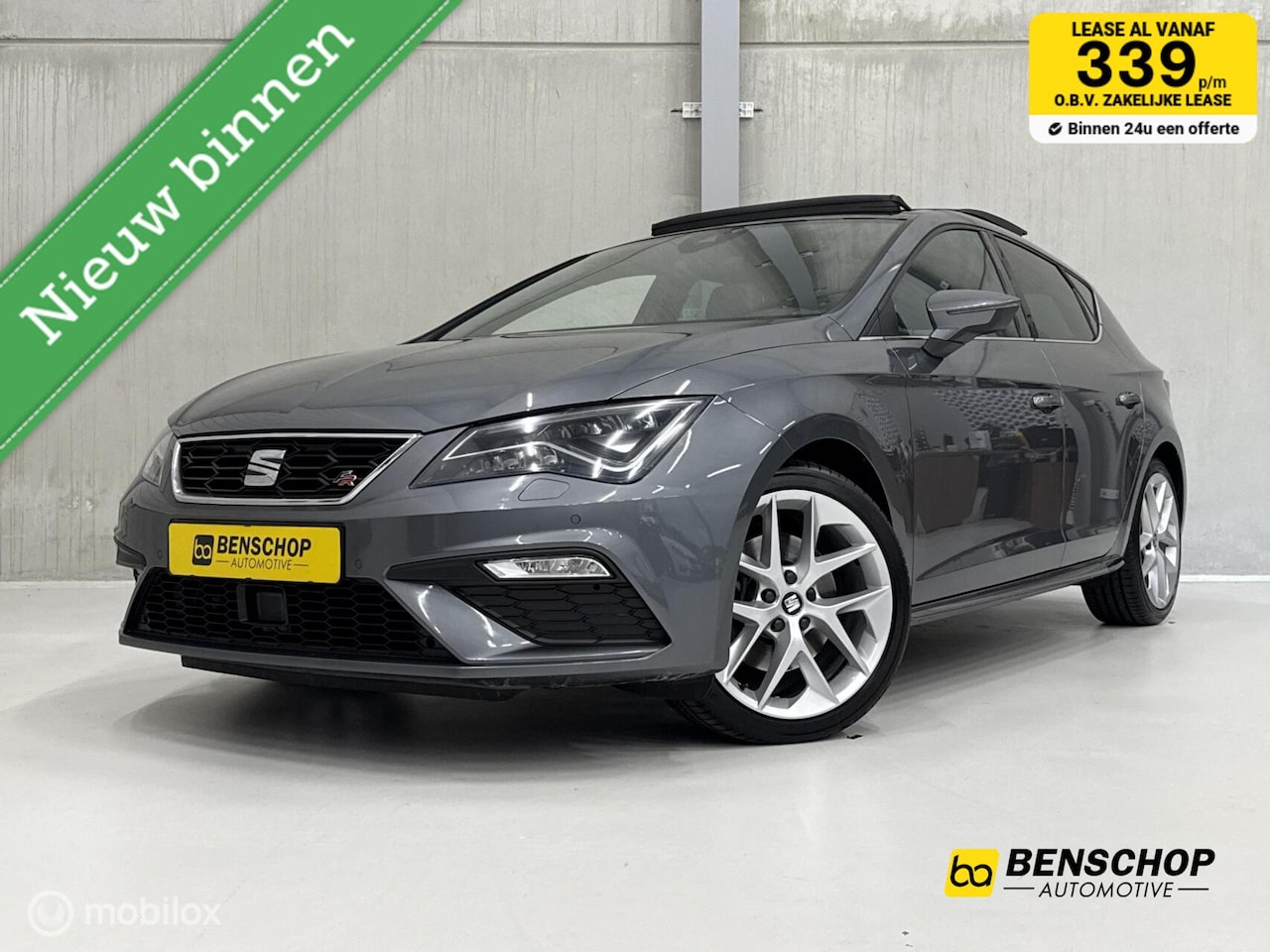 SEAT Leon - 1.8 TSI FR DSG Aerodynamica Panodak Navi Virtual Beats Carplay Camera ACC - AutoWereld.nl