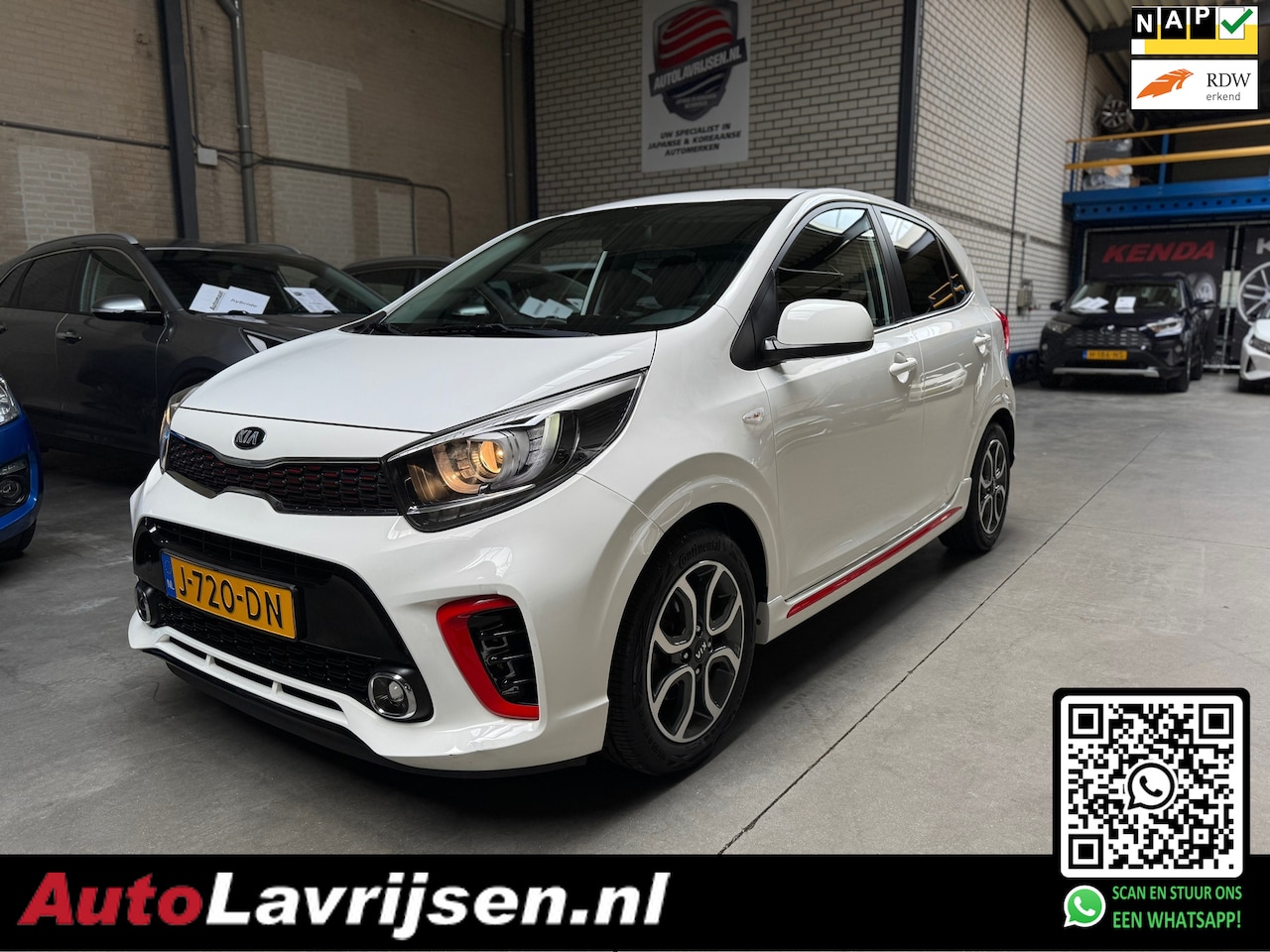 Kia Picanto - GT-Line EDITION 1E EIGENAAR NL AUTO NAP NAVI/CAMERA VOL LEDER CRUISE LED LMV AIRCO!! - AutoWereld.nl