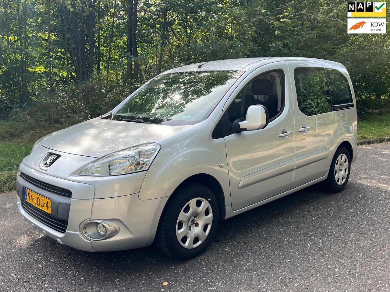 Peugeot Partner Tepee - 1.6 XT 2009 Zilver Airco Dubbele schuifdeur - AutoWereld.nl