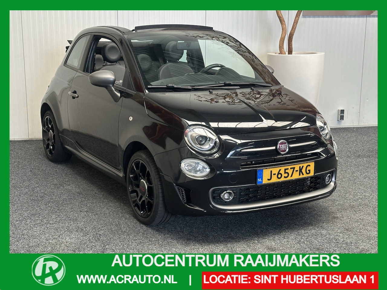 Fiat 500 C - 1.2 SPORT CABRIOLET ZEER MOOI !! DIGITALE DISPLAY HALF LEDER STUUR BEDIENING NIEUWE 16 INC - AutoWereld.nl