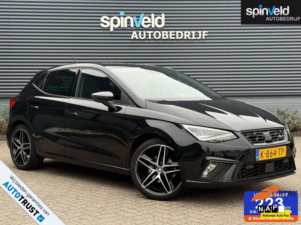 SEAT Ibiza - 1.0 TSI FR Business Intense BJ`21 NAP NL Navi Cam - AutoWereld.nl