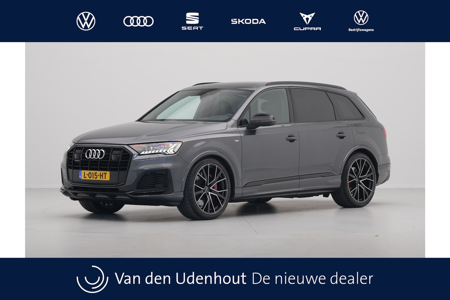 Audi Q7 - 60 TFSI e quattro Competition Panoramadak 360 Camera Luchtvering Leder Trekhaak - AutoWereld.nl