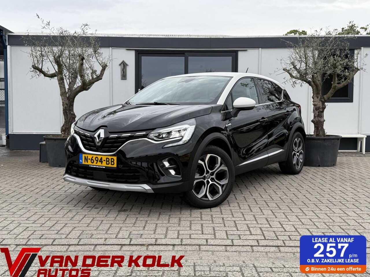 Renault Captur - 1.0 TCe 100 Black/White Edition (2020) Navi CarPlay Cruise - AutoWereld.nl