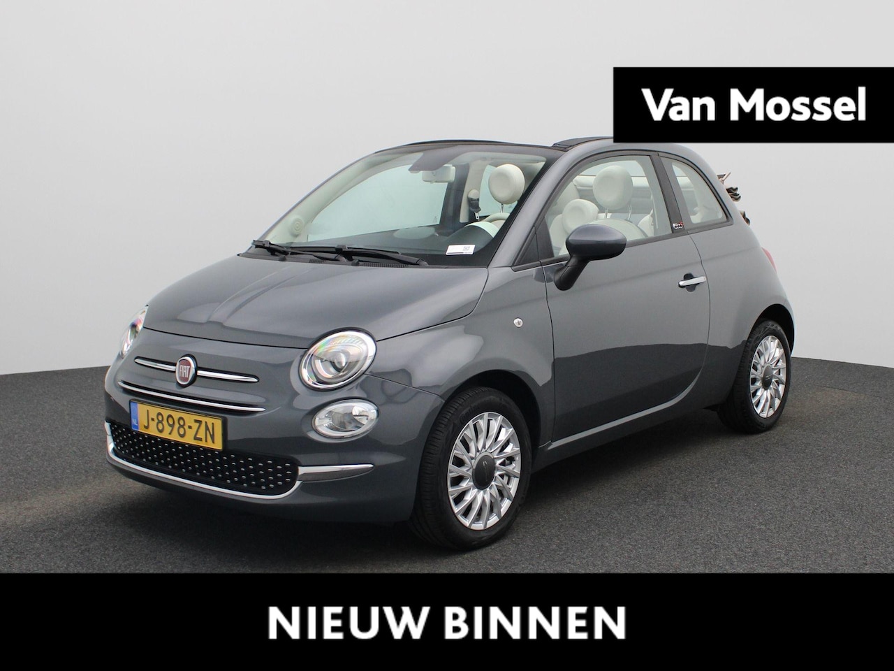 Fiat 500 C - 1.0 Hybrid Lounge | CABRIO | CARPLAY | AIRCO | ELEKTRISCHE RAMEN | BLEUTOOTH | - AutoWereld.nl