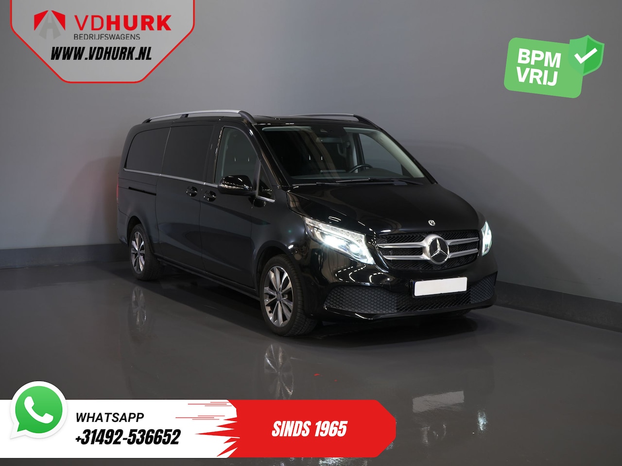 Mercedes-Benz V-klasse - 300d Aut. XL L3 Avantgarde Edition BPM VRIJ! 2xElek.Schuifdeur/ Leder/ LED/ Standkachel/ C - AutoWereld.nl