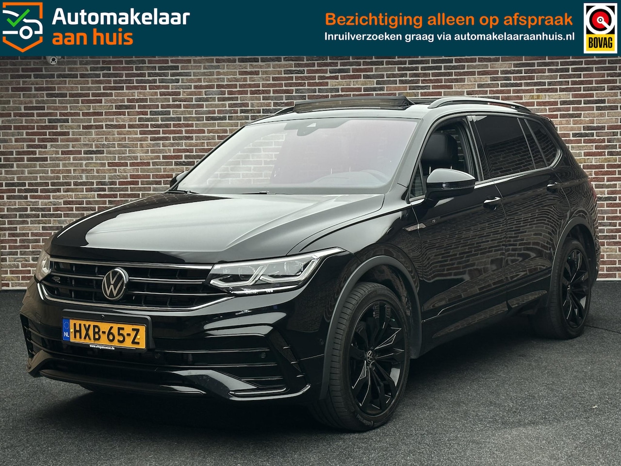 Volkswagen Tiguan Allspace - 2.0 TSI 4Motion Panorama Black Edition AllSpace Trekhaak 7 Pers IQ - AutoWereld.nl