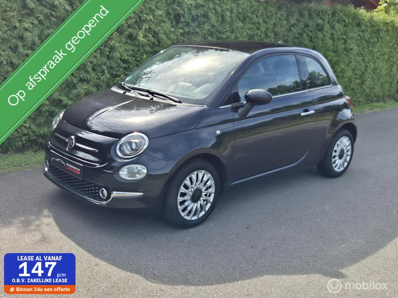 Fiat 500 - 1.2 Lounge Panoramadak Pdc - AutoWereld.nl
