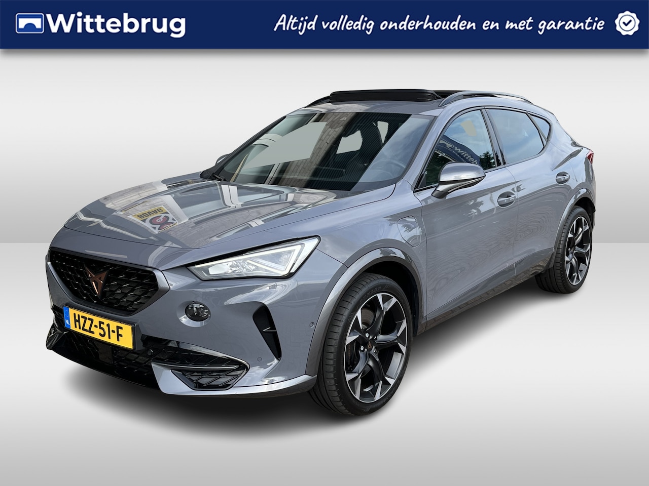 CUPRA Formentor - 1.4 e-Hybrid VZ Black Edition / AUTOMAAT/ 245 PK/ PANO/ LEDER/ ELEKTR. STOEL/ FULL LINK/ P - AutoWereld.nl