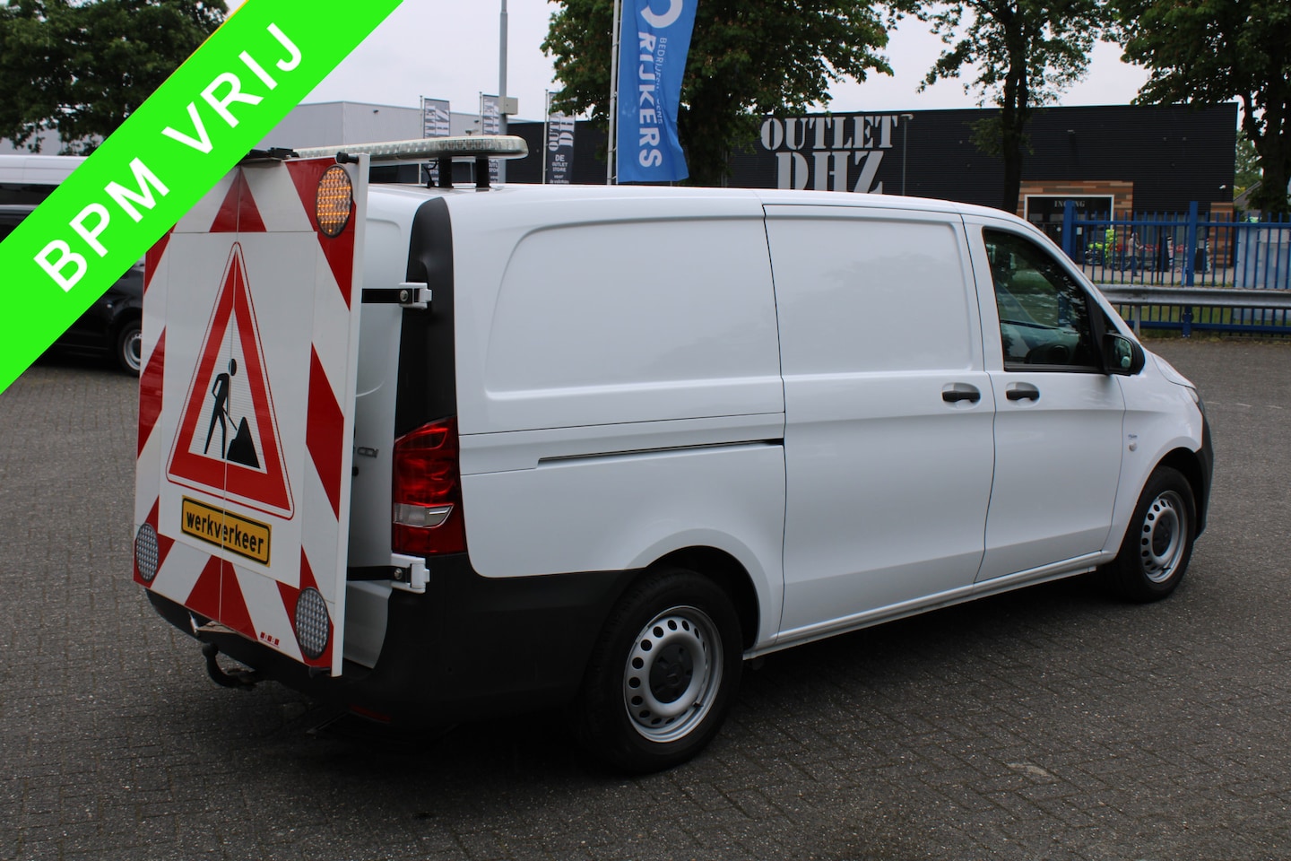 Mercedes-Benz Vito - 116 CDI L2 Werkverkeer Wegwerkzaamheden Aluca inrichting, Zwaailamp, Camera, Navigatie Zwa - AutoWereld.nl