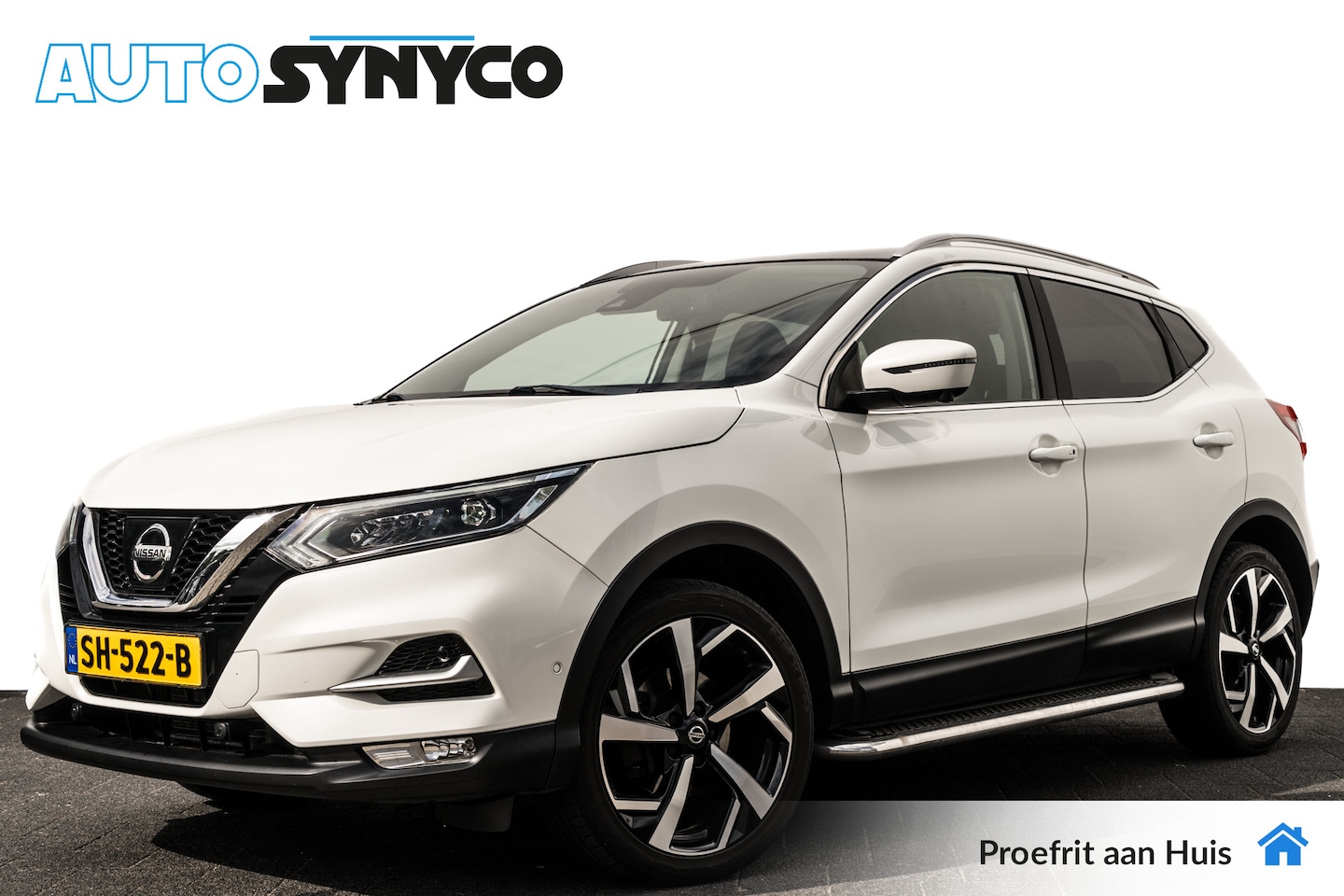 Nissan Qashqai - 1.2 Tekna + Automaat | Panoramadak | 19 inch | Trekhaak | Nieuwe Automaatbak + ketting - AutoWereld.nl