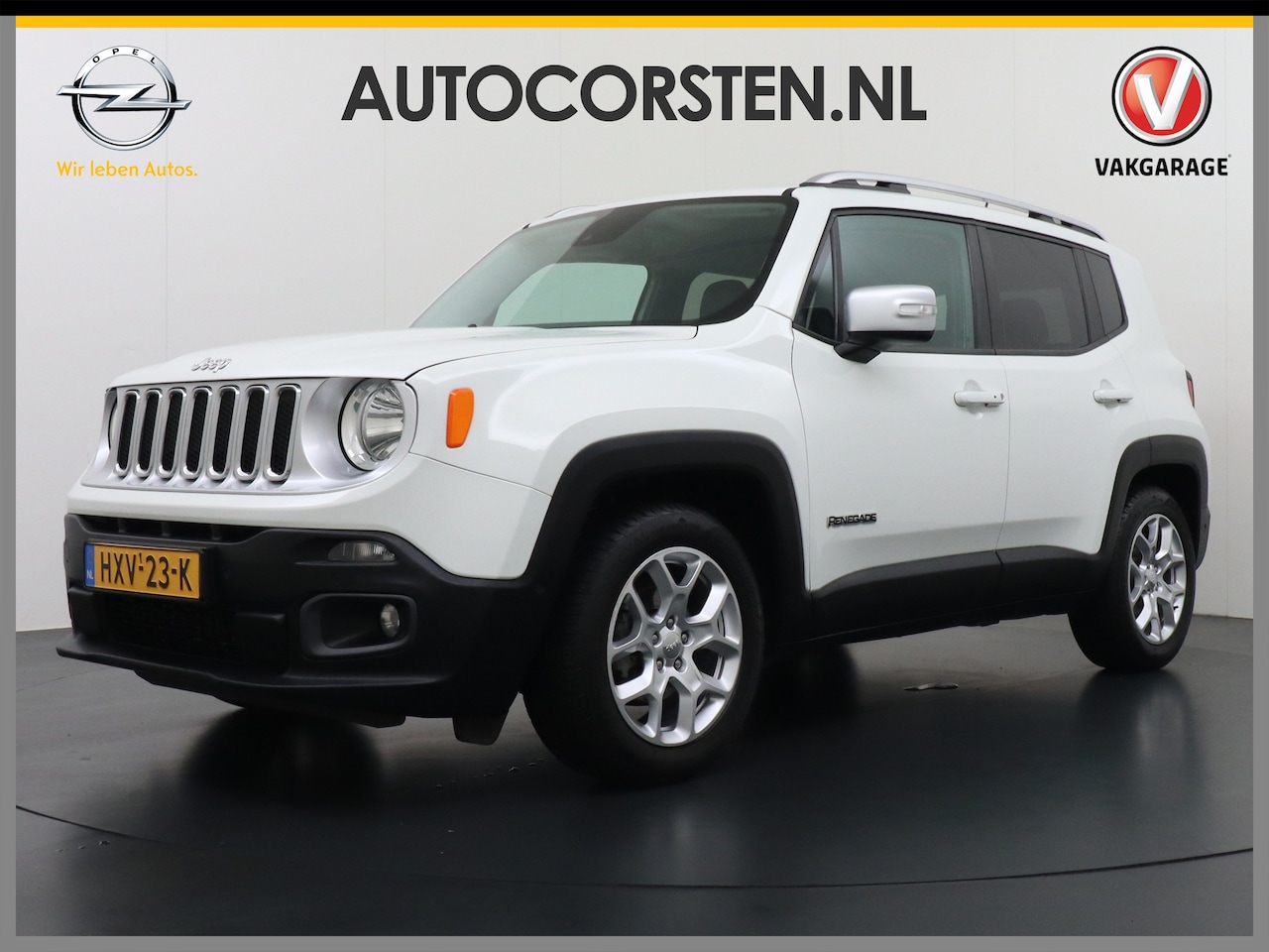 Jeep Renegade - 1.4T AUT-6 Leer Navi Ecc 17''Lmv Stoel-Stuurverwarming Keyless Cruise Control Bluetooth Pd - AutoWereld.nl
