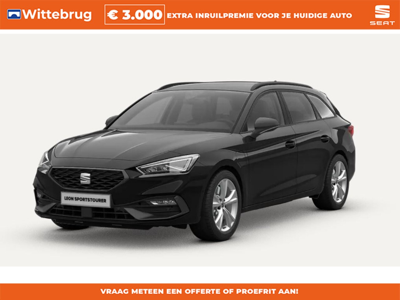 SEAT Leon Sportstourer - 1.5 TSI e-Hybrid FR Business Wegklapbare Trekhaak / Safe & Driving Pack - AutoWereld.nl