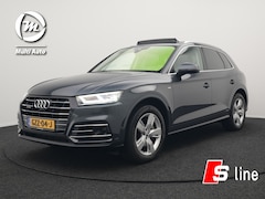 Audi Q5 - 55 TFSI e Quattro S Line Plug In Hybrid 367pk Dealer O.H PHEV | Luchtvering | Trekhaak af