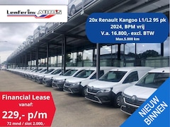 Renault Kangoo - 1.5 Blue dCi 95 pk L1 20x Voorraad, v.a. 16.800, - ex BTW, Airco, Apple Carplay, Camera, C