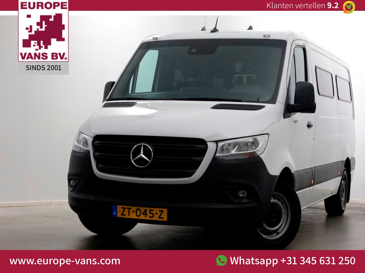 Mercedes-Benz Sprinter Tourer - 316 CDI 163pk E6 RWD 7G Automaat L2H1 ACC/Airco/360° Camera 08-2019 - AutoWereld.nl