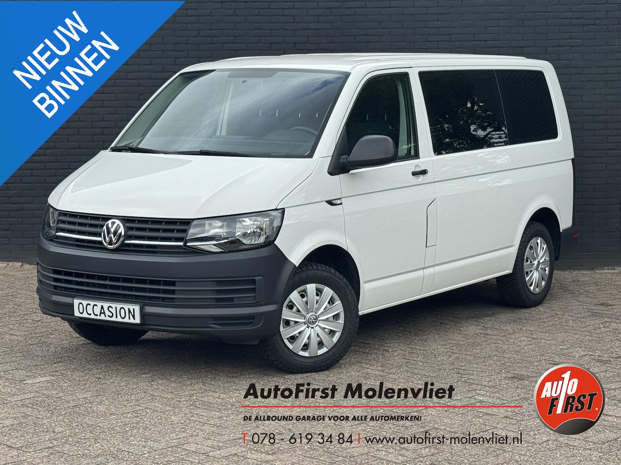Volkswagen Transporter Kombi - 2.0 TDI L1H1 I INCL. € 850,00 AFL.KOSTEN + BOVAG GARANTIE - AutoWereld.nl