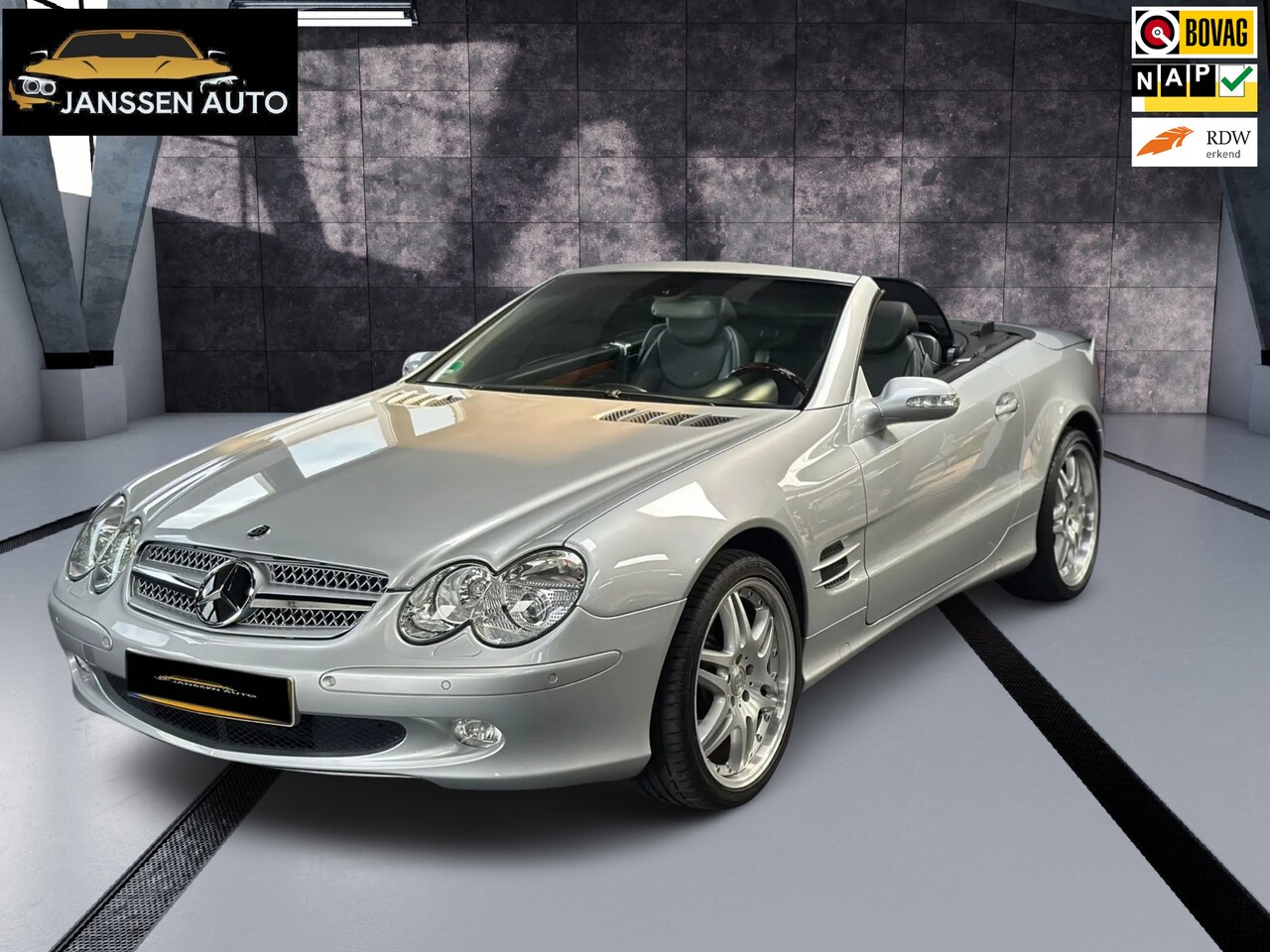 Mercedes-Benz SL-klasse Cabrio - 500 Brabus | Monoblock | NL Auto | Topstaat | Youngtimer | Full Option - AutoWereld.nl