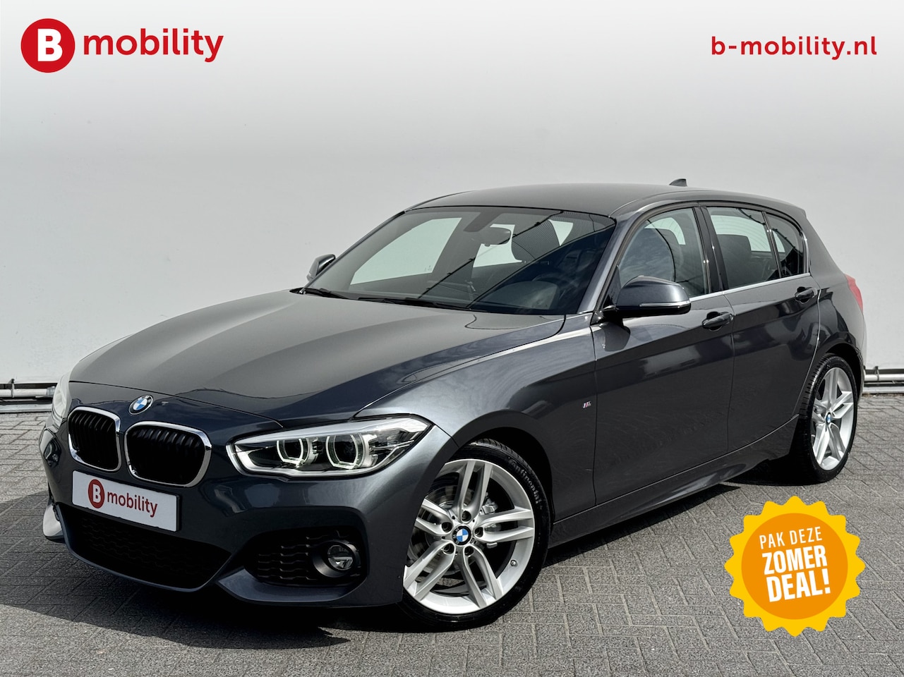 BMW 1-serie - 118i High Executive M-Sport Automaat Apple CarPlay | Leer | Stoelverwarming | LED Koplampe - AutoWereld.nl