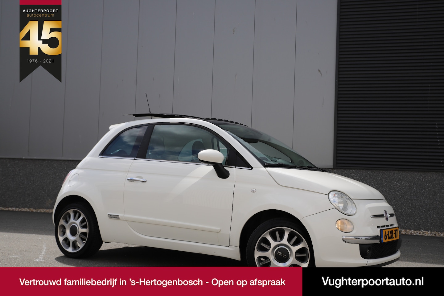 Fiat 500 - 1.2 Lounge schuifdak/ Apple/Android Carplay/Leder/Clima - AutoWereld.nl