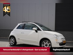Fiat 500 - 1.2 Lounge/ schuifdak/ Android-AppleCarplay/Leder/€ 23 per mnd