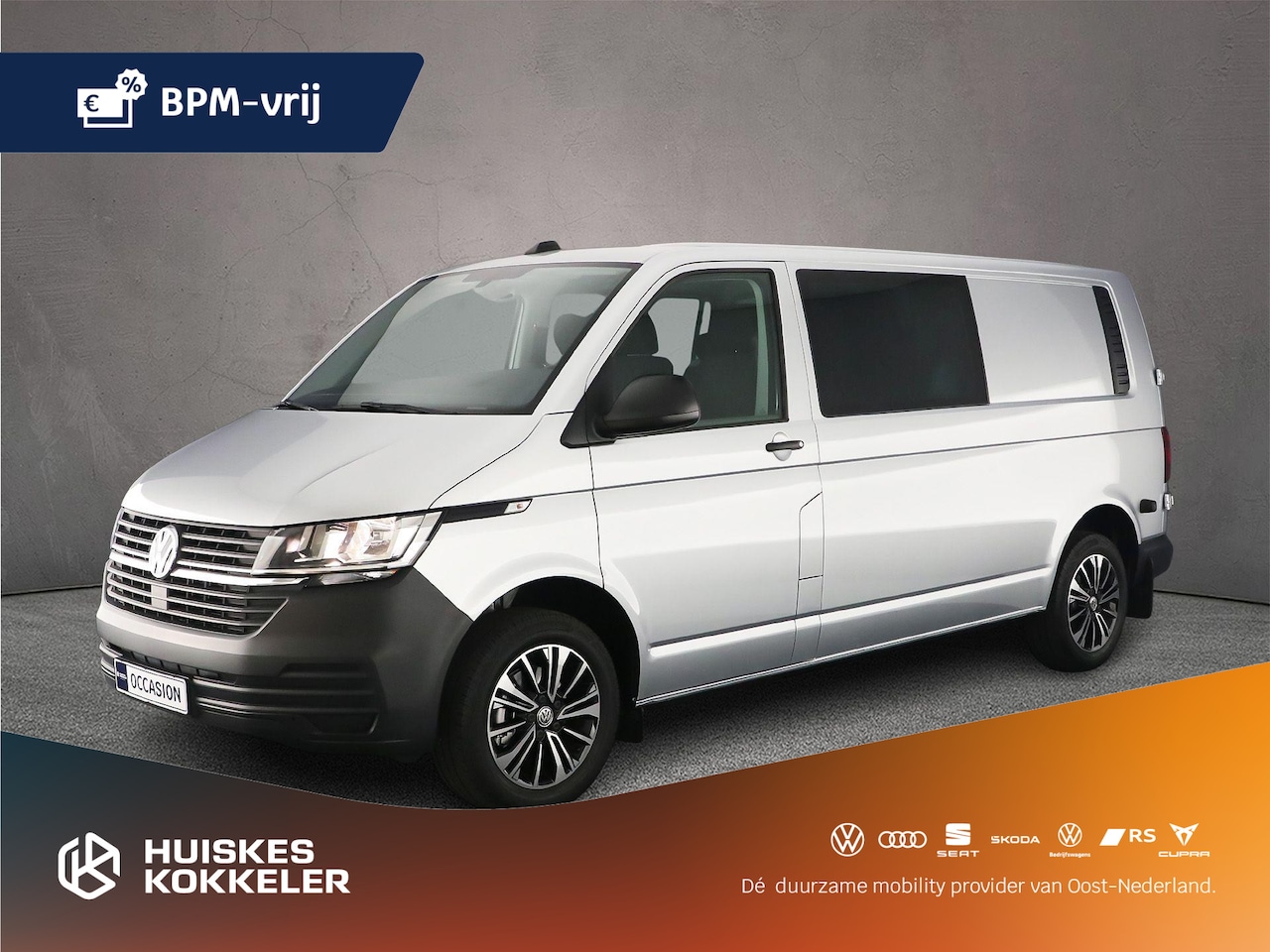 Volkswagen Transporter - 2.0 TDI L2H1 32 150 PK Airco | Dubbele cabine | Navigatie | Trekhaak - AutoWereld.nl