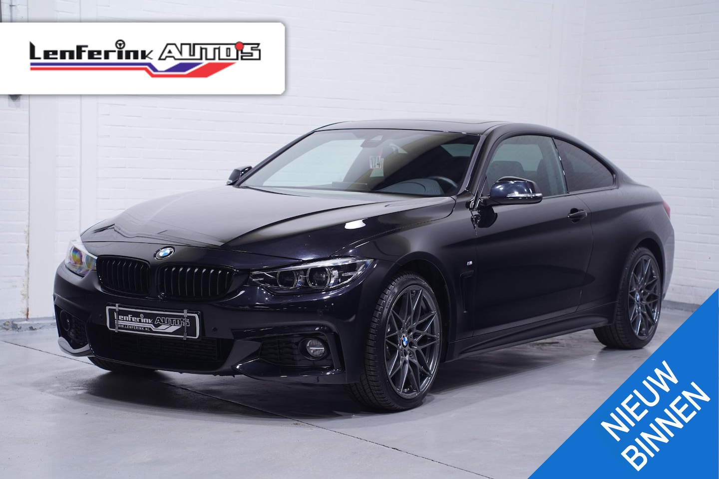BMW 4-serie Coupé - 420d X-Drive M Sport Apple Carplay PDC V+A Schuifdak LMV '19' 2-Zone Clima Achteruitrijcam - AutoWereld.nl