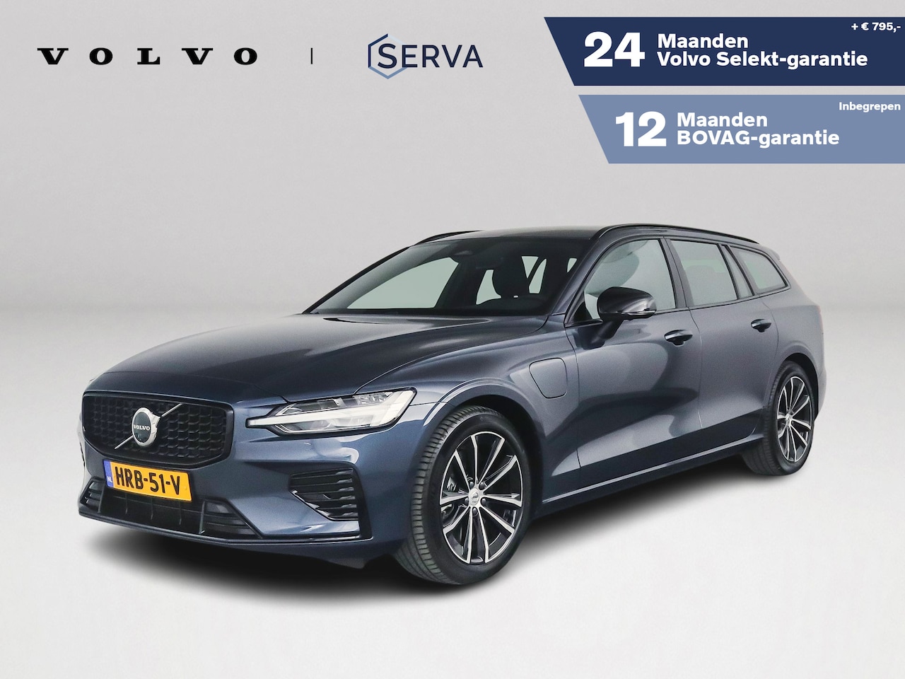 Volvo V60 - T6 Plug-in hybrid AWD Plus Dark | 360° camera | Harman Kardon | Stoel- en Stuurverwarming - AutoWereld.nl
