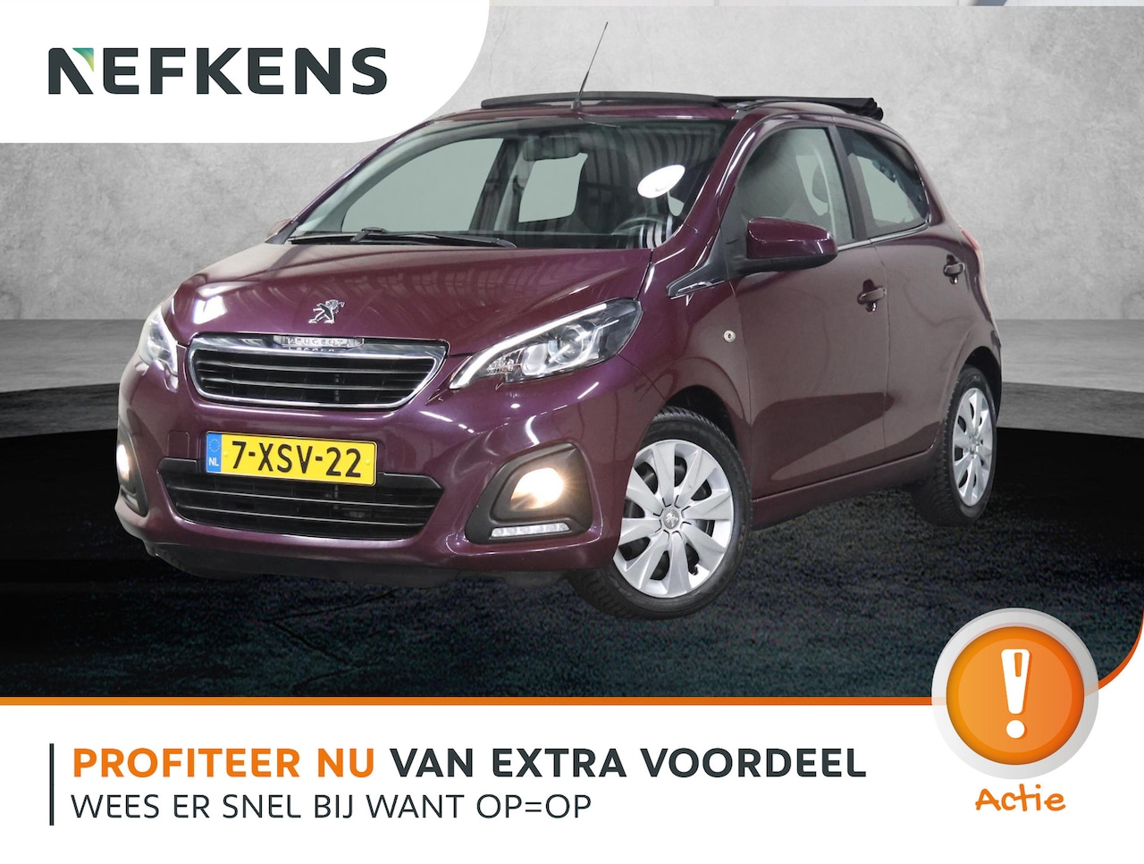 Peugeot 108 - 1.0 VTi Active Top | Vouwdak/Cabrio | Airco | Bluetooth | Start/Stop Systeem | Buitenspieg - AutoWereld.nl