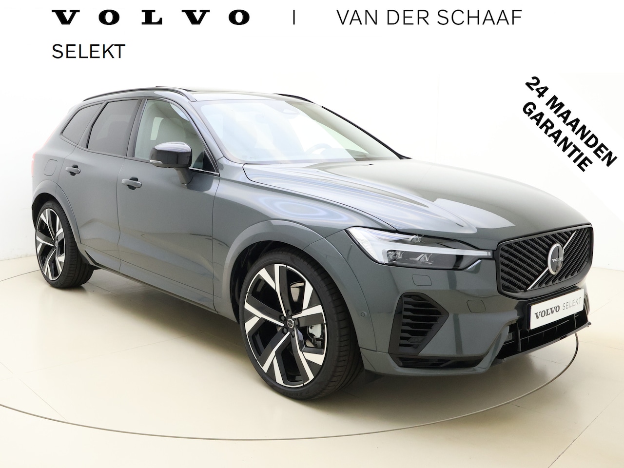 Volvo XC60 - T6 350pk AWD Ultra Dark / Luchtvering / Volvo Guard Alarm / Gelamineerde zijruiten / 22 in - AutoWereld.nl