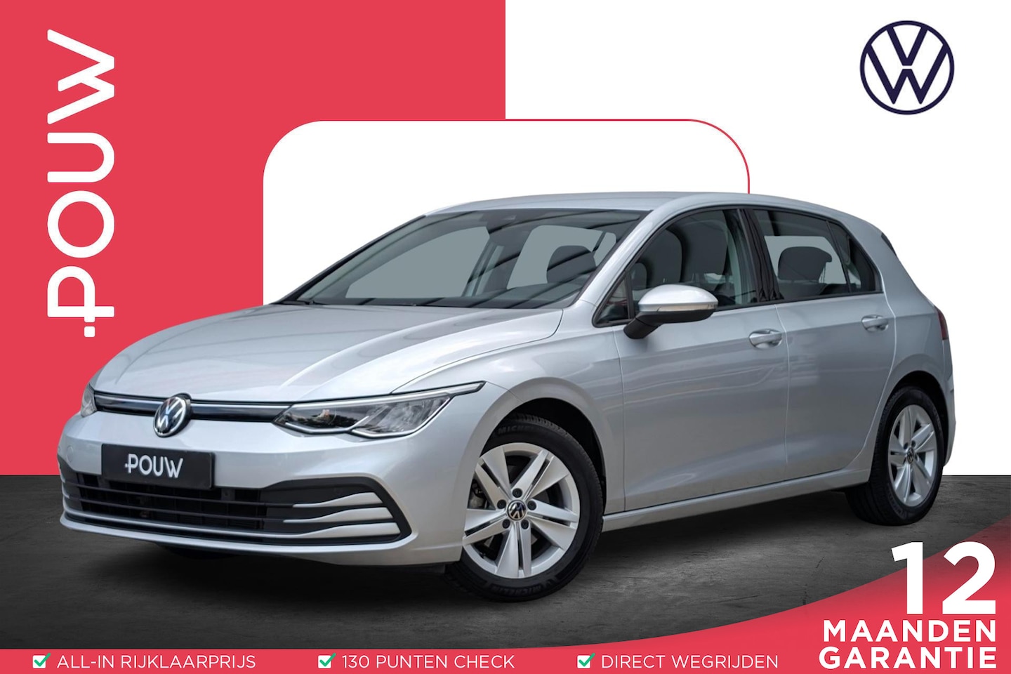 Volkswagen Golf - 1.0 TSI 110pk Life | Navigatie | App connect | Adaptive Cruise - AutoWereld.nl