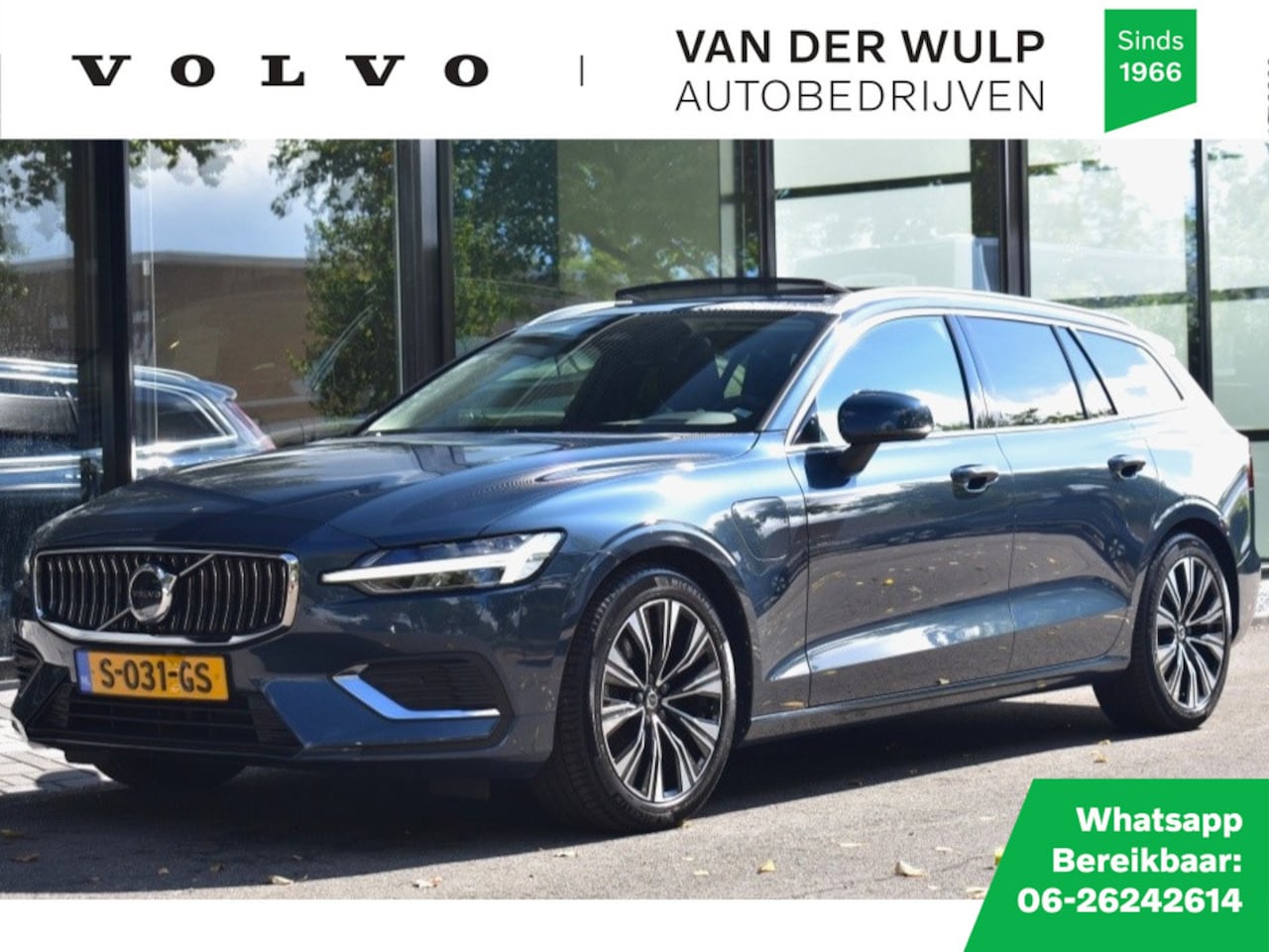 Volvo V60 - T8 455pk AWD Plus Bright | Schuifdak | Trekhaak | Climate - AutoWereld.nl