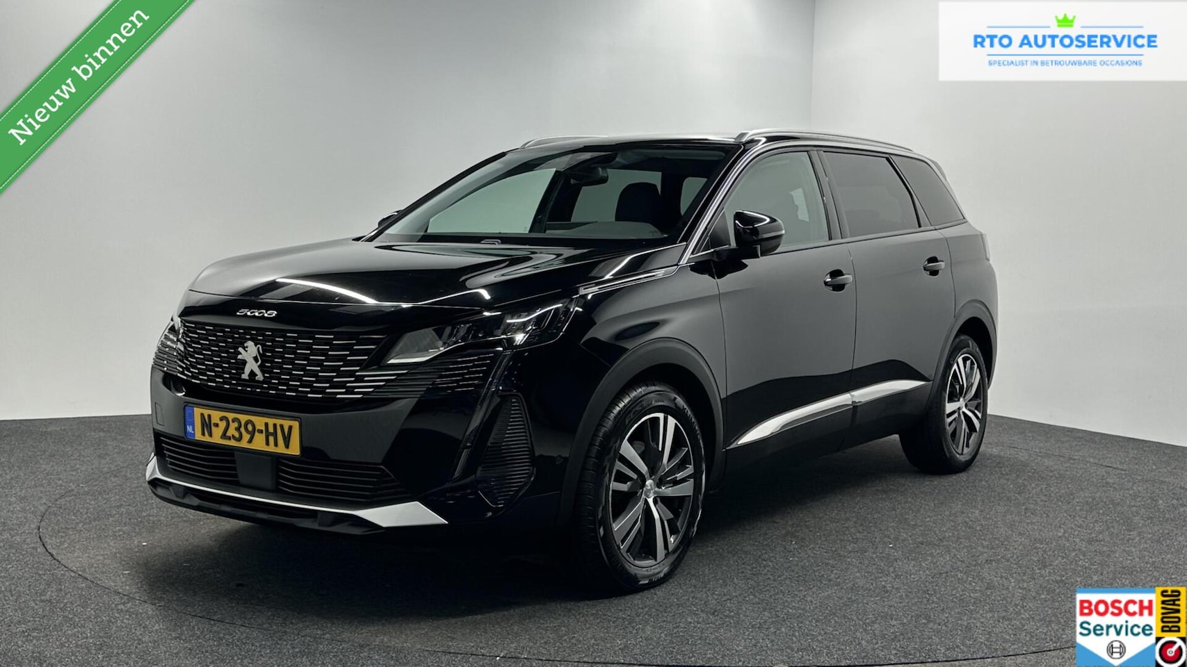 Peugeot 5008 - 1.2 PureTech Blue Lease Allure TREKHAAK CAMERA LM ECC CRUISE LED CARPLAY. - AutoWereld.nl