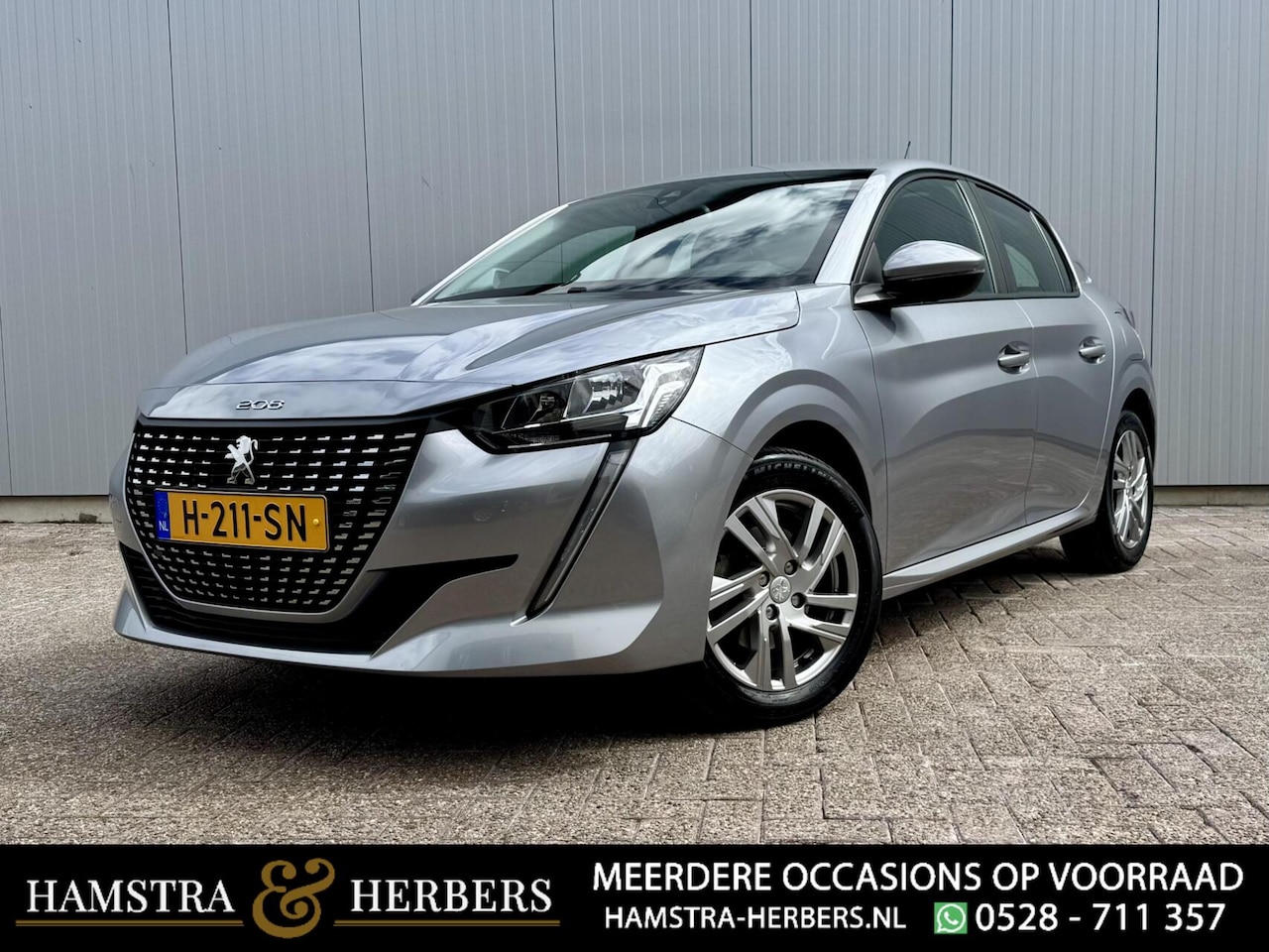 Peugeot 208 - 1.2 PureTech Blue Lease Active antraciet - AutoWereld.nl