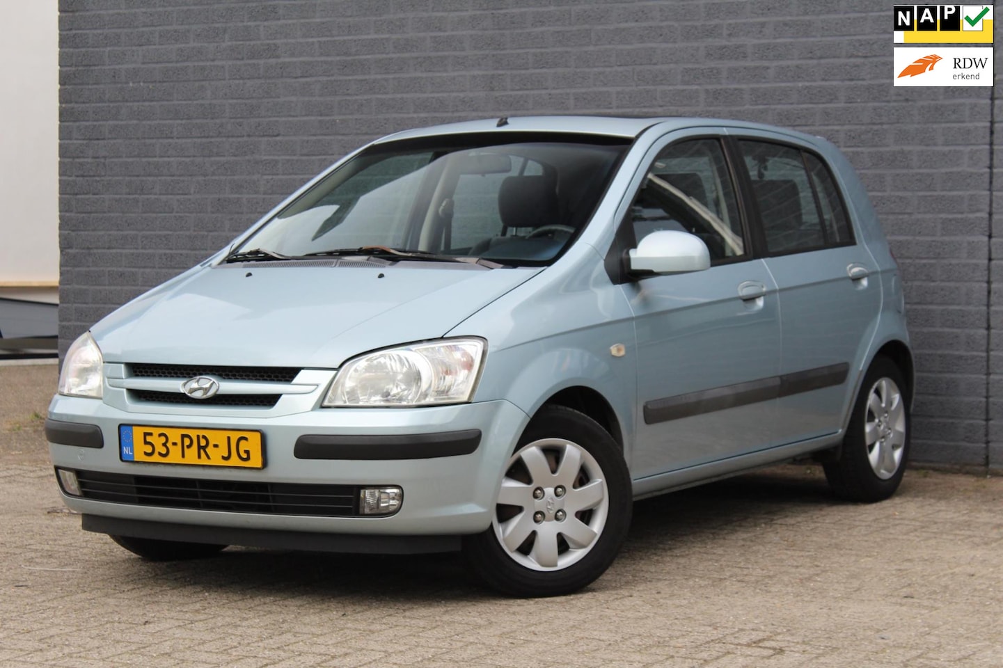 Hyundai Getz - 1.3i Dynamic Sky 1.3i Dynamic Sky 5drs, Airco, Schuifdak, NAP - AutoWereld.nl
