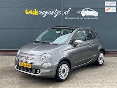 Fiat 500 C - 1.2 Lounge Cabrio *cruise *grijs met grijze kap