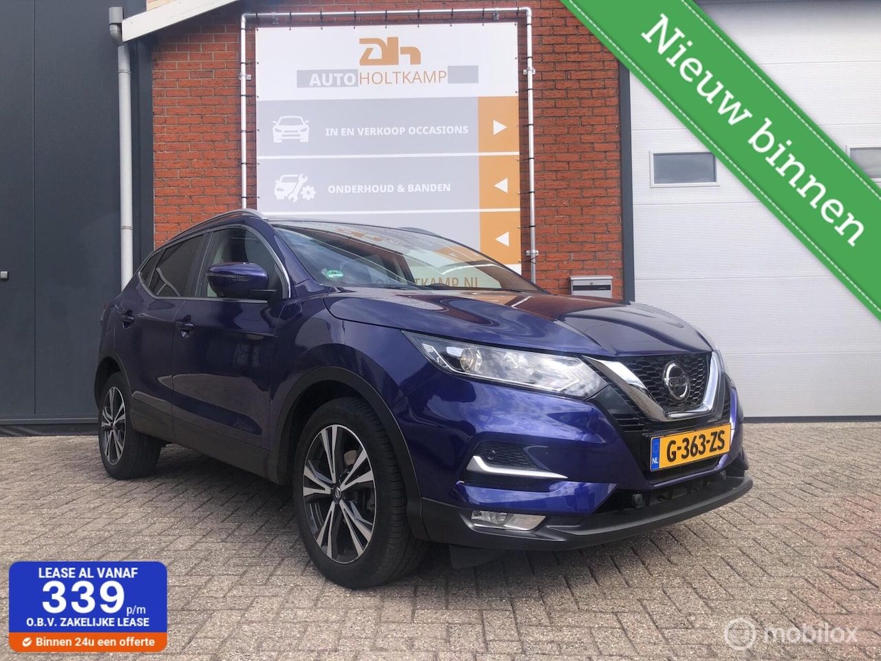 Nissan Qashqai - 1.3 DIG-T Tekna AUTOMAAT/PANO/CRUISE/CLIMA/LM - AutoWereld.nl