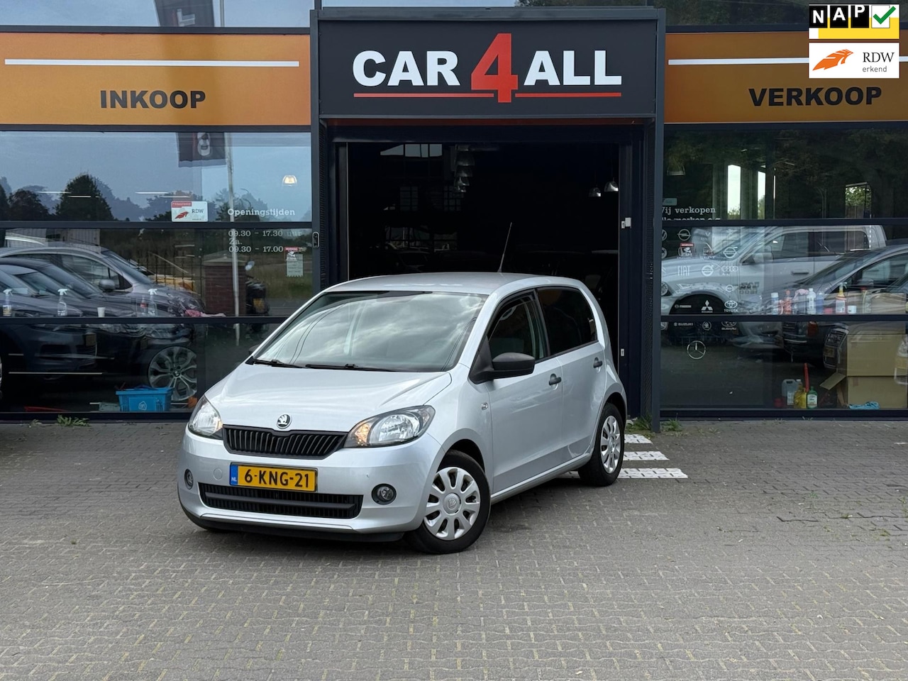 Skoda Citigo - 1.0 Greentech Arctic 1STE EIGENAAR/AIRCO/5D/NAP/DEALERONDERHOUDEN/APK 11-6-2026 - AutoWereld.nl