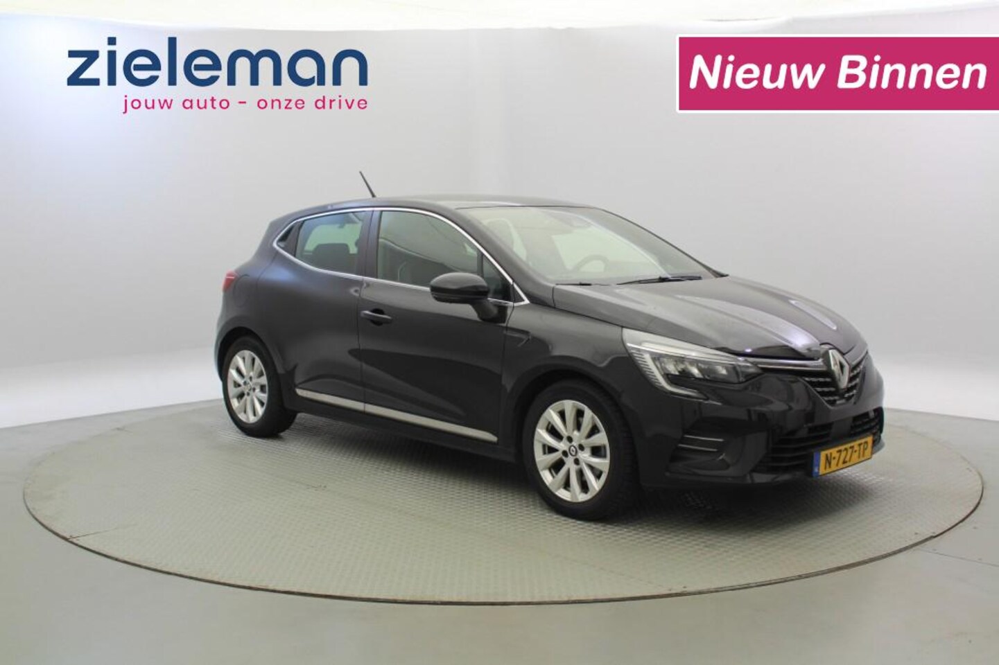 Renault Clio - 1.6 E-Tech Hybrid 140 Intens - Carplay, Half Leer, Clima, LED - AutoWereld.nl
