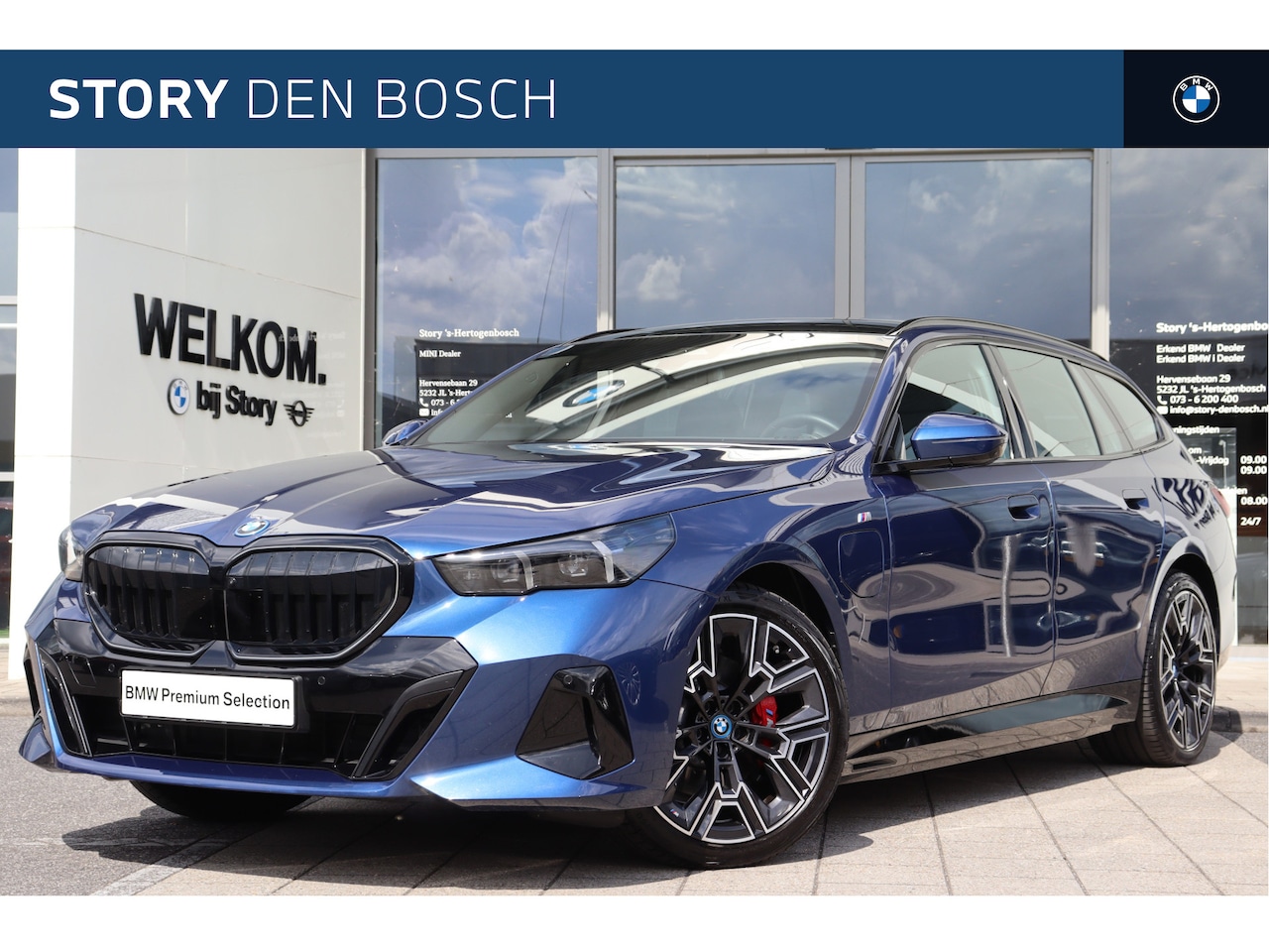BMW 5-serie Touring - 530e M Sport Automaat / Panoramadak / Trekhaak / Stoelventilatie / Comfort Access / Adapti - AutoWereld.nl