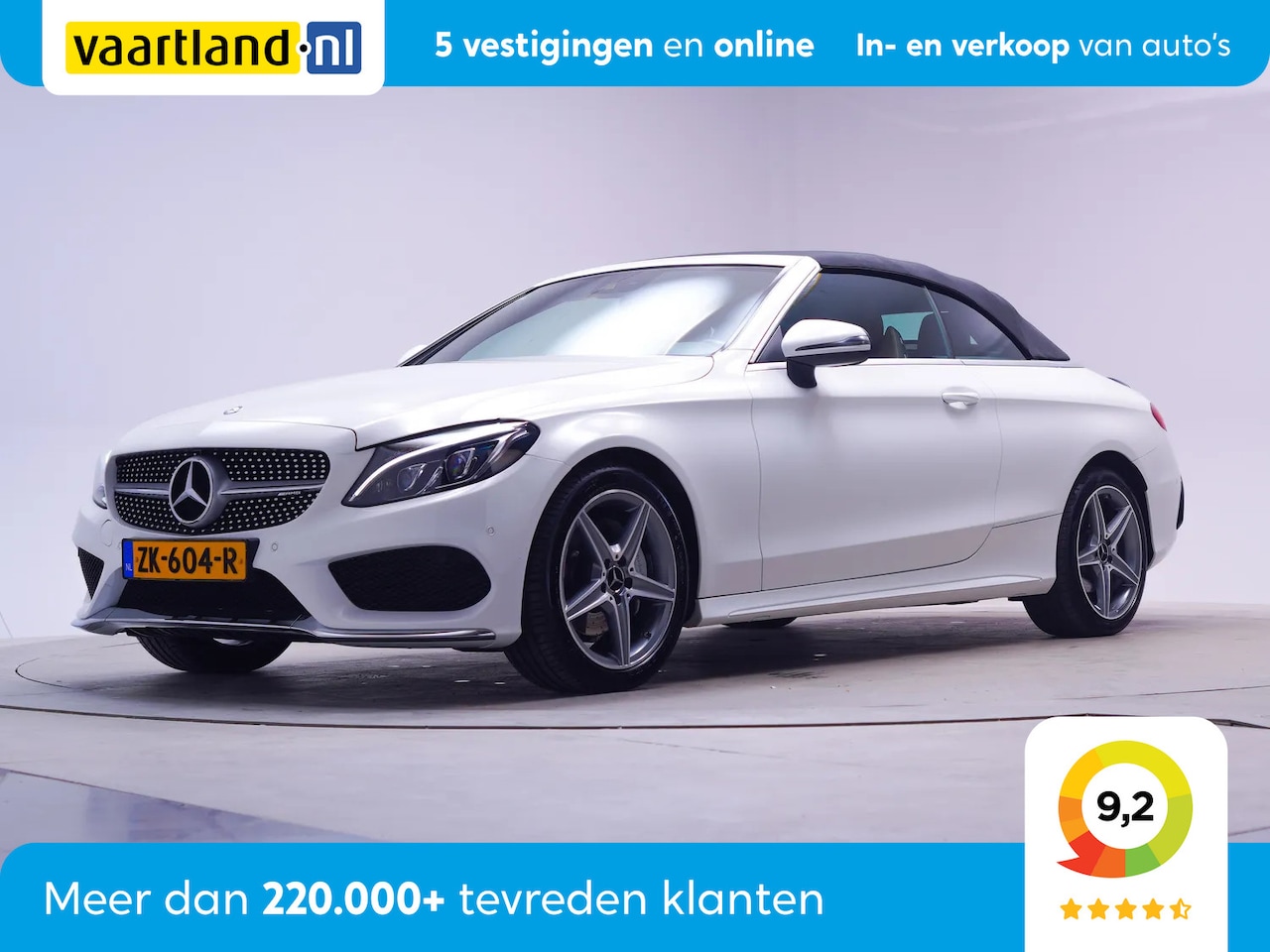 Mercedes-Benz C-klasse Cabrio - 180 Edition 1 AMG Airscare [ Leer Cruise controle Navigatie] - AutoWereld.nl