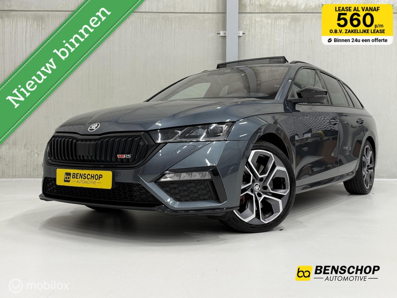 Skoda Octavia Combi - 2.0 TSI iV RS Panodak Navi Carplay Virtual HUD Trekhaak - AutoWereld.nl