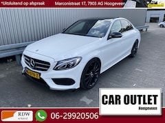 Mercedes-Benz C-klasse - 180 AMG Sport Edition Leer, Clima, Pano, Navi, Burmester Surround, CC, PDC v/a, LED, LM, n