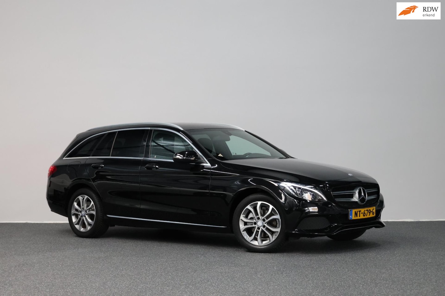Mercedes-Benz C-klasse Estate - 180 Ambition LED/HALF LEDER+S.VERWARMING/LMV/CAM/CRUISE/ECC/12 MND GARANTIE! - AutoWereld.nl